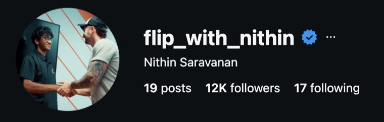 flip_with_nithin — 12K followers