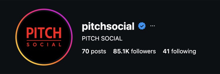 pitchsocial — 85.1K followers