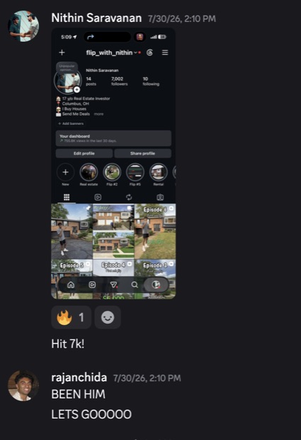Nithin — 7,000 followers